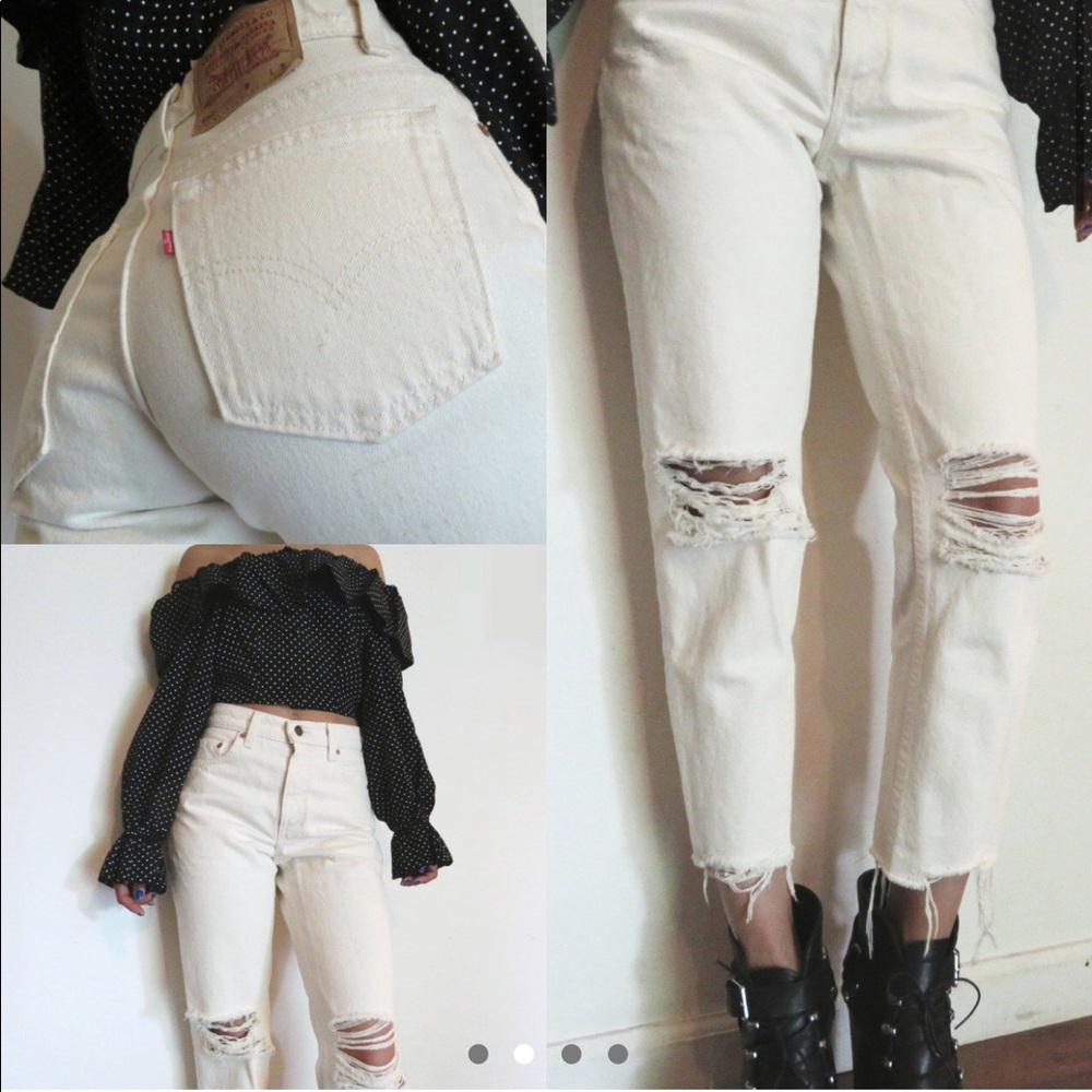 Vintage Distressed Levis 550 Jeans